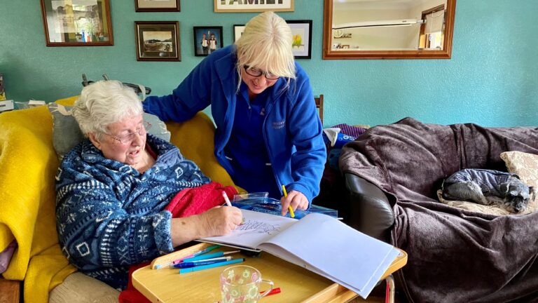 Gillian Rodd and carer Gillian Saunders | Heydays Care and Support Services